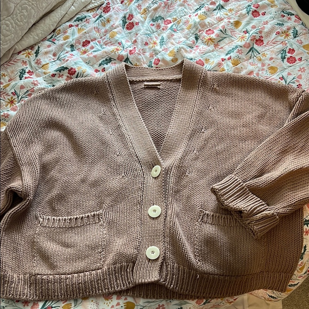 Babaa cardigan no22 roasted fig